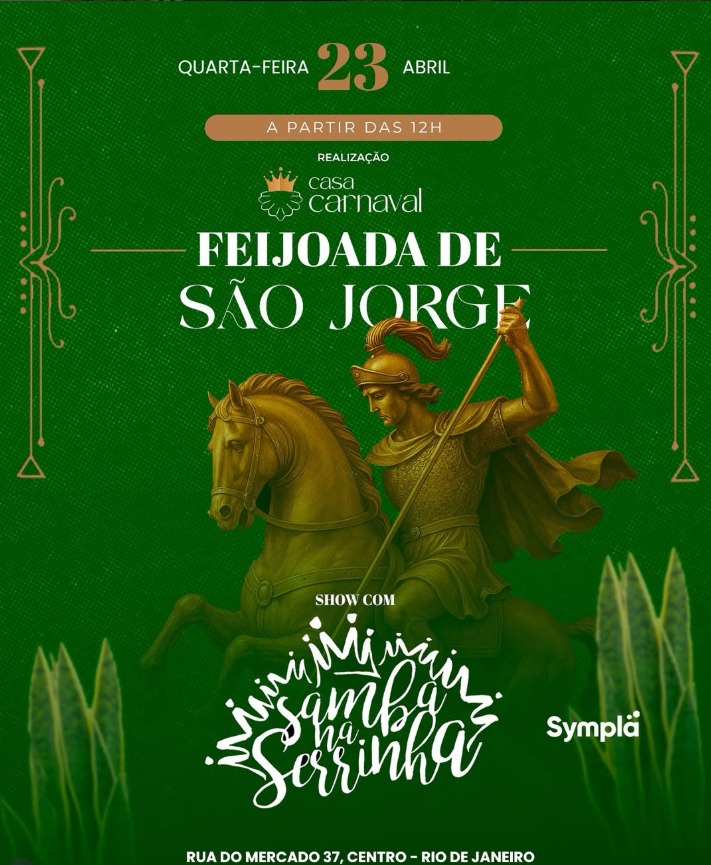 Feijoada de São Jorge com Samba na Serrinha