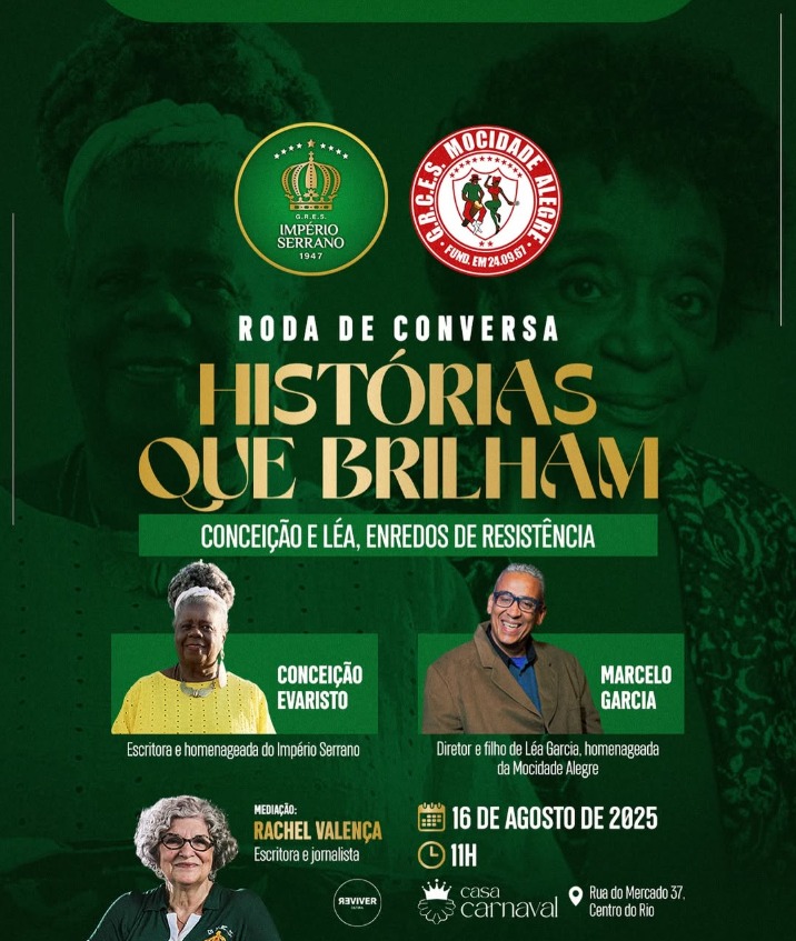 Roda de Conversa: Histórias que Brilham – Conceição e Léa, Enredos de Resistência