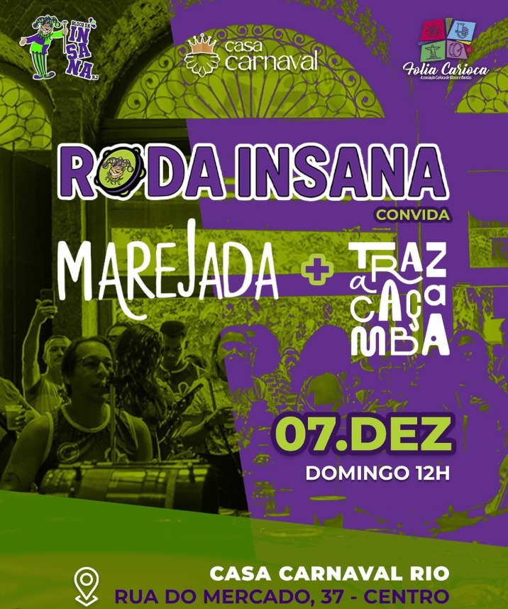 Roda Insana convida Marejada + Traz a Caçamba