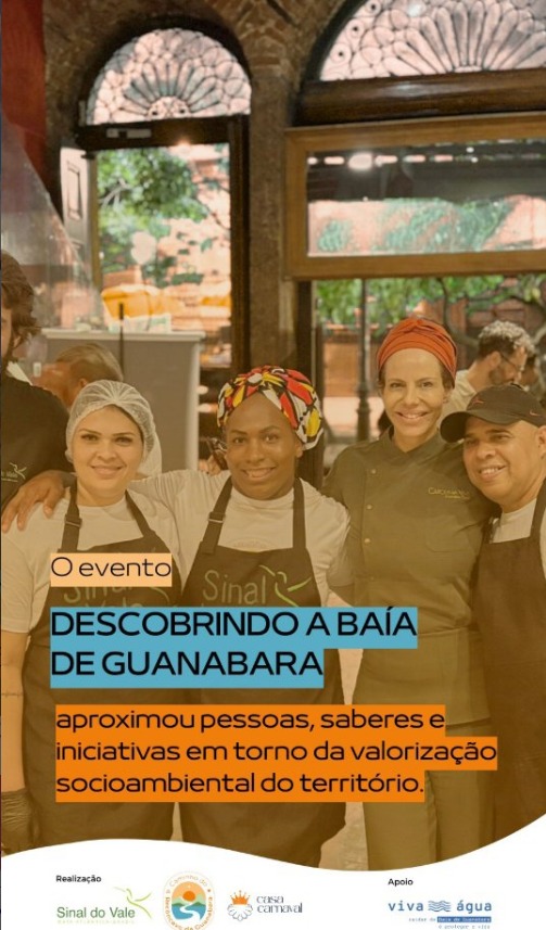 Sinal do Vale realiza: Primeiro encontro da série “Descobrindo a Baía de Guanabara: Cultura, Saberes e Sabores do Recôncavo”